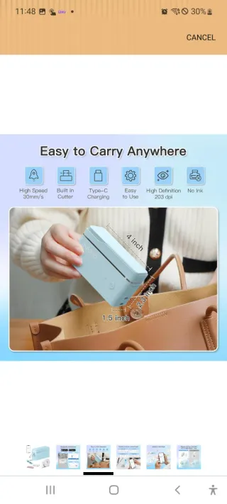 Etiquetadora Polono P31S Azul