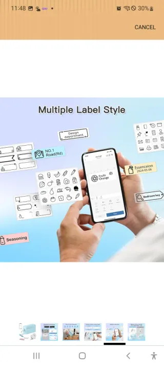 Etiquetadora Polono P31S Azul