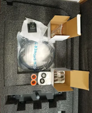 Columna Ducha Termostática Negra