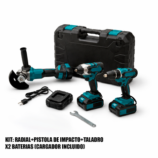 PACK RADIAL IMPACTO TALADRO BATERIA