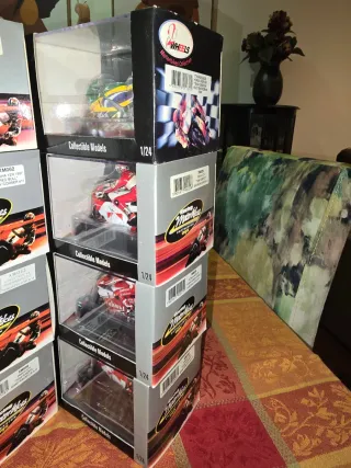 Coleção de Motos de Corrida em Miniatura