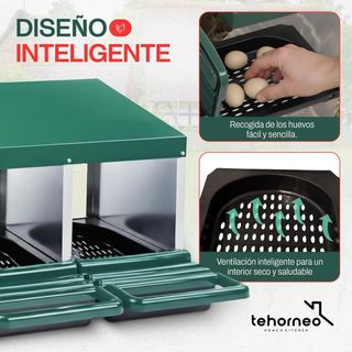 NUEVO! Ponedero para Gallinas 81x51x47cm