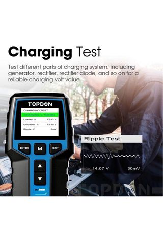 TOPDON BT200 Comprobador Batería Coche 12V/24V