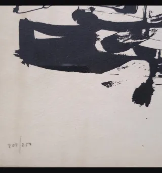 Obra César Olmos firmada y numerada original
