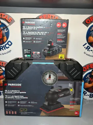 Lijadora Parkside 12V Orbital Recargable