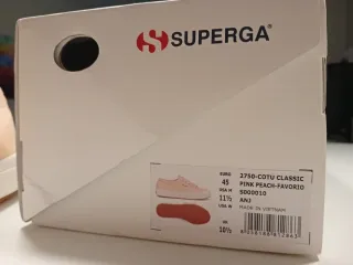 Superga 2750 color melocotón,talla 45 a estrenar