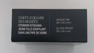 Moneda 10€ Francia Utamaro Kitagawa 2023