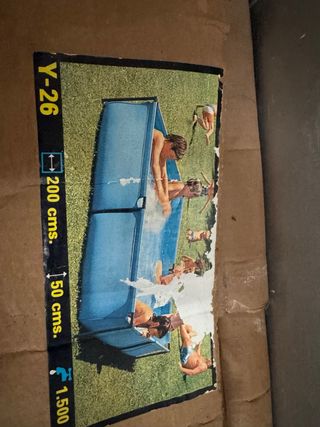 Piscina desmontable rectangular