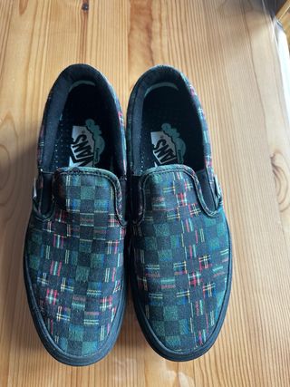 Vans. Zapatillas estampado escocés. 38.5