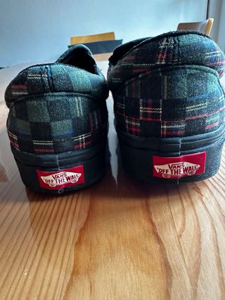 Vans. Zapatillas estampado escocés. 38.5