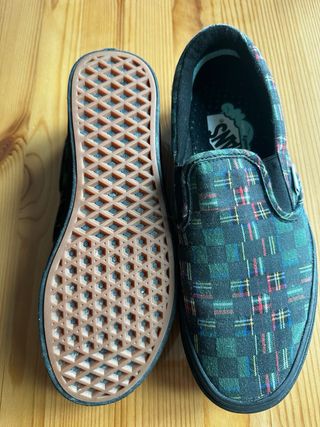 Vans. Zapatillas estampado escocés. 38.5