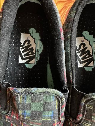 Vans. Zapatillas estampado escocés. 38.5