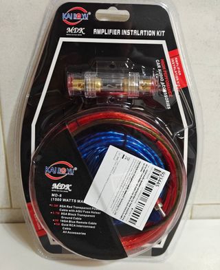 Kit cableado Instalación Amplificador coche 1500W
