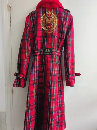 Abrigo Rojo Tartán