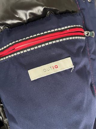 Parka Bugatti Azul con Capucha y Pelo