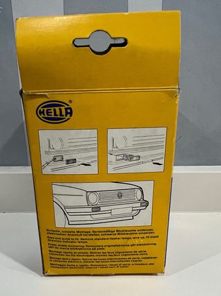 Intermitentes Hella Negros Golf MK2 Colour Design