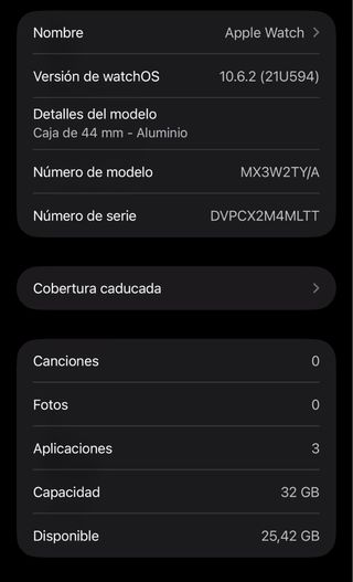 Apple Watch Serie 5 Nike Series. 44mm 32Gb Wifi