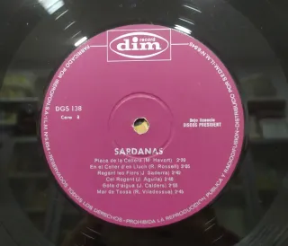 Disco Vinilo Sardanas - Cobla Combo Gili