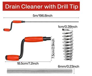 Herramienta Desatascador Tuberias 5m × 6mm