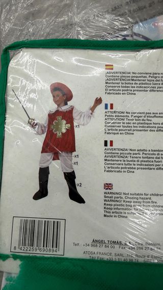 Disfraz Mosquetero Infantil
