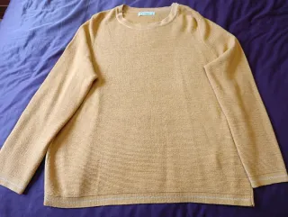 Jersey fino amarillo mostaza