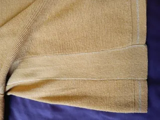 Jersey fino amarillo mostaza