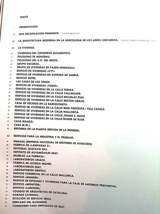 La arquitectura de los años cincuenta en Barcelona