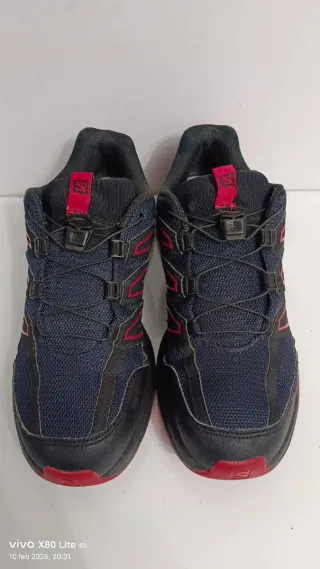 Zapatillas Salomon Trail Running Negras Rojas