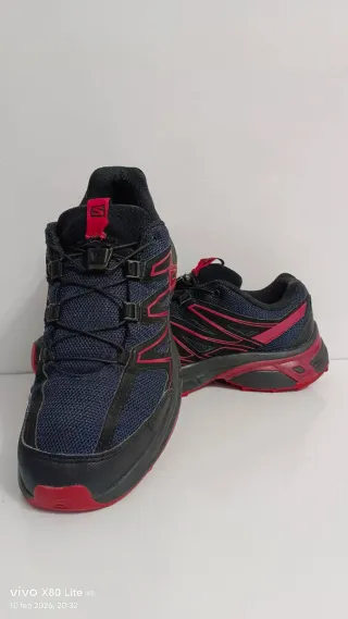 Zapatillas Salomon Trail Running Negras Rojas