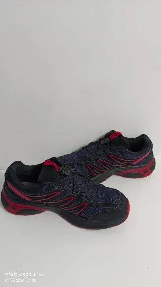 Zapatillas Salomon Trail Running Negras Rojas