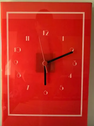 Relógio Coca-Cola Vintage Vermelho