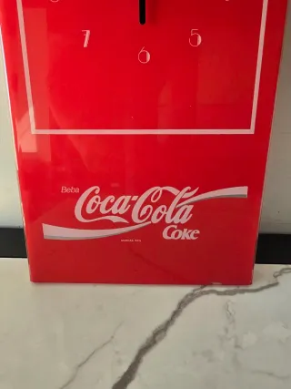 Relógio Coca-Cola Vintage Vermelho