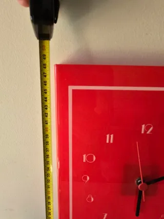 Relógio Coca-Cola Vintage Vermelho