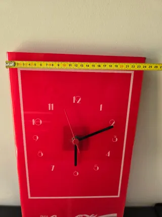Relógio Coca-Cola Vintage Vermelho