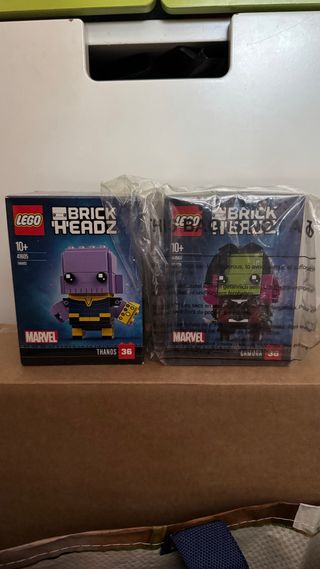 LEGO BrickHeadz Thanos 41605 y Gamora 41607Marvel