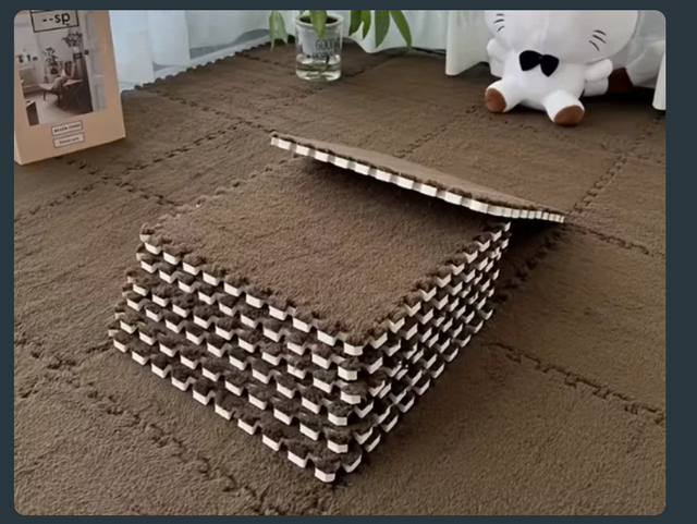 Pacote de quebra-cabeça de tapete infantil