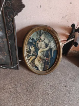 Cuadro religioso Virgen y Niño