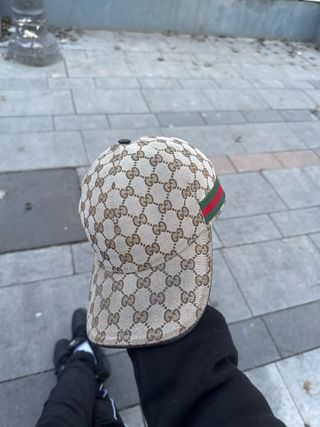 Gorra Gucci Original Beige/Verde