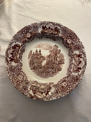 Lote 5 Platos Hondos La Cartuja Pickman