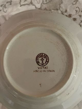 Lote 5 Platos Hondos La Cartuja Pickman