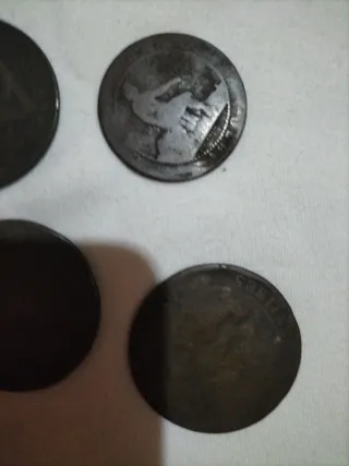 Lote de monedas antiguas