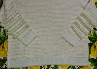 Jersey Monoprix Mujer XL Blanco Dorado