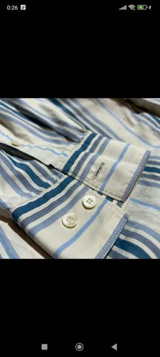 Camicia Lacoste a righe taglia L