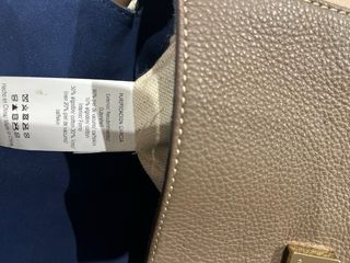 Bolso Piel Purificación García Beige/Marrón