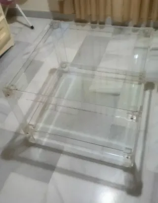Mesa de centro de metacrilato