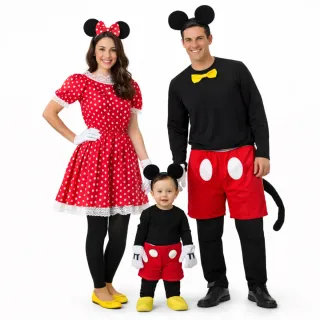 Disfraz Mickey y Minnie Talla Niño 1 Año
