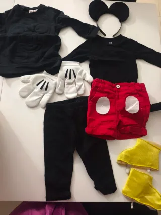 Disfraz Mickey y Minnie Talla Niño 1 Año
