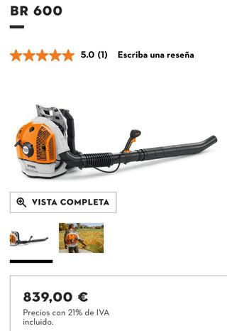 STIHL BR600 Soplador DISPONIBLES!!!