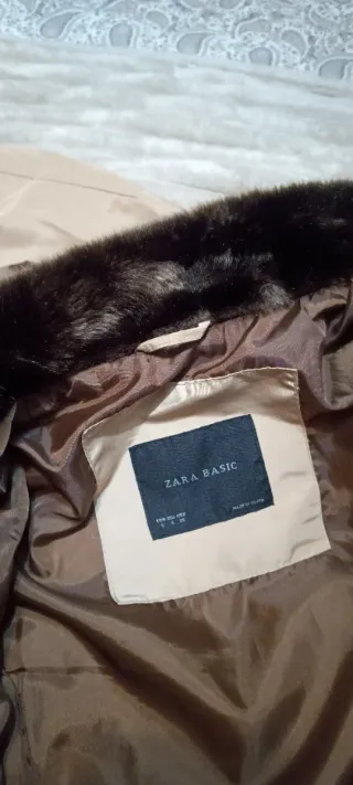 Chaqueta Zara Basic Beige Talla M
