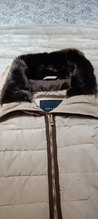 Chaqueta Zara Basic Beige Talla M
